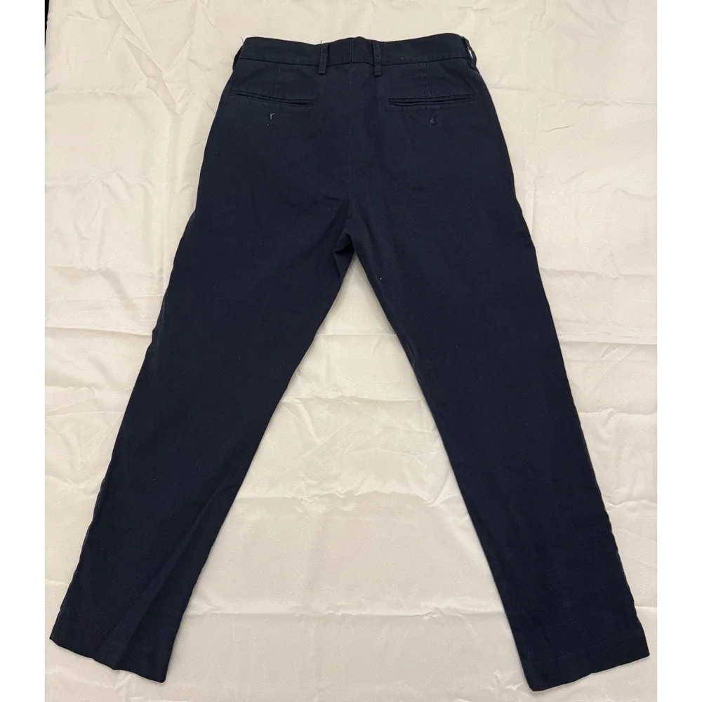 J.Crew Mens Bedford Chino Pants Size 30x30 Blue Navy Casual Preppy Office Work